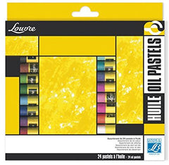 Lefranc & Bourgeois Oil Pastel Colors Box of 24 Oil Pastels 10mm - Al Masam Stationery LLC