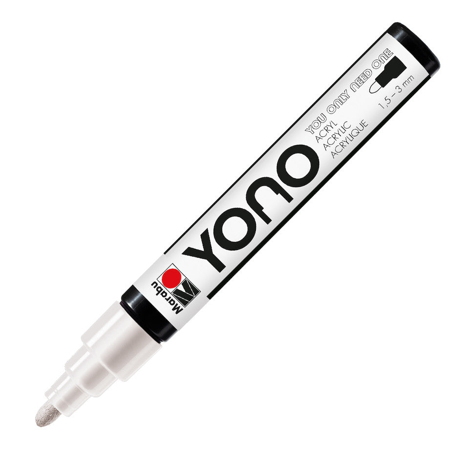 Marabu Yono Marker, Silver 082, 1.5-3 Mm - MRU 12400103082 - Al Masam Stationery LLC Main image