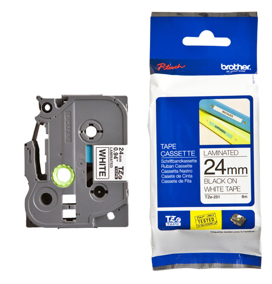 Brother - TZe251 Labeling Tape - Al Masam Stationery LLC -  - 