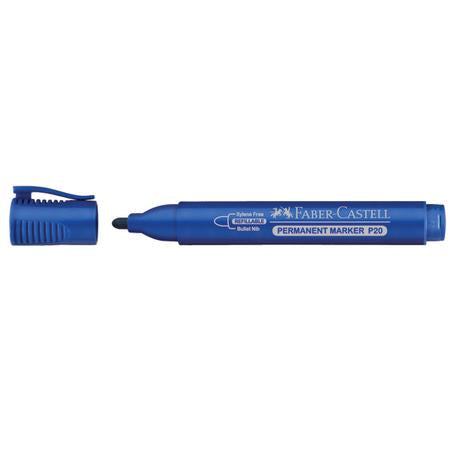 FABER-CASTELL Per/ Marker Bullet P20 Blue - Al Masam Stationery LLC