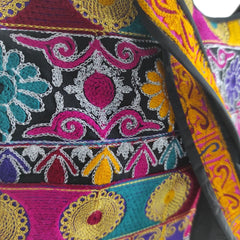 Ahra's Traditional Arts Vibrant Daisy Bag