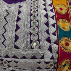 Ahra's Traditional Arts Vivid Voilet Bag