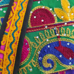 Ahra's Traditional Arts Vivid Voilet Bag