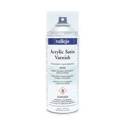 VALLEJO AEROSOL SATIN VARNISH 532-400ML. - Al Masam Stationery LLC