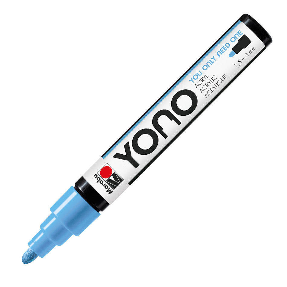 Marabu Yono Marker, Pastel Blue 256, 1.5-3 Mm - MRU 12400103256 - Al Masam Stationery LLC Main image