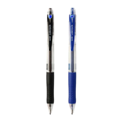 Uni Laknock SN100F Ball point Pen 0.7mm  Blue & Black - Al Masam Stationery LLC