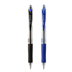 Uni Laknock SN100M Ball Pen 1mm Blue & Black