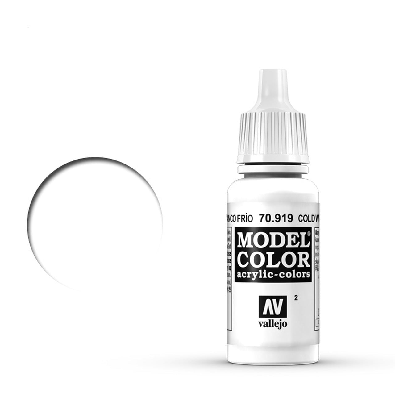 Vallejo 002:MODELCOLOR 919-17ML. FOUNDATION WHITE - Al Masam Stationery LLC