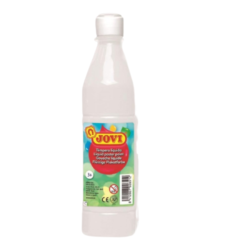 JOVI Liquid Poster Paint Bottle 500ml White - Al Masam Stationery LLC