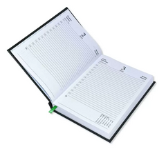 FIS A5 Diary 2024 (Russian/English) Green - Al Masam Stationery LLC