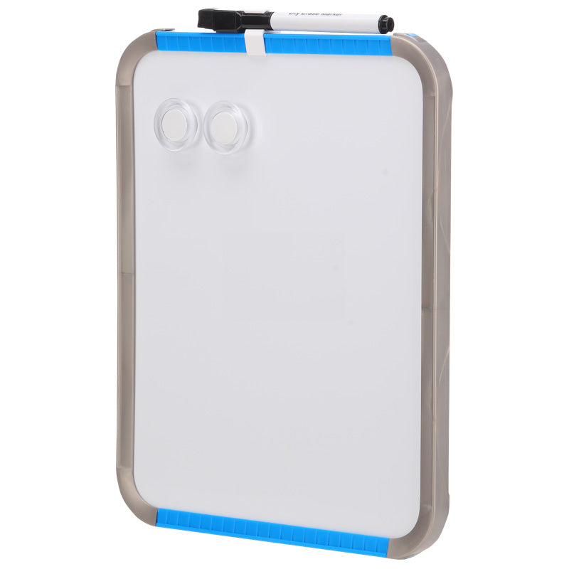 Deli PS Magnetic Whiteboard w/acc. 279×216mm Blue Purple - Al Masam Stationery LLC