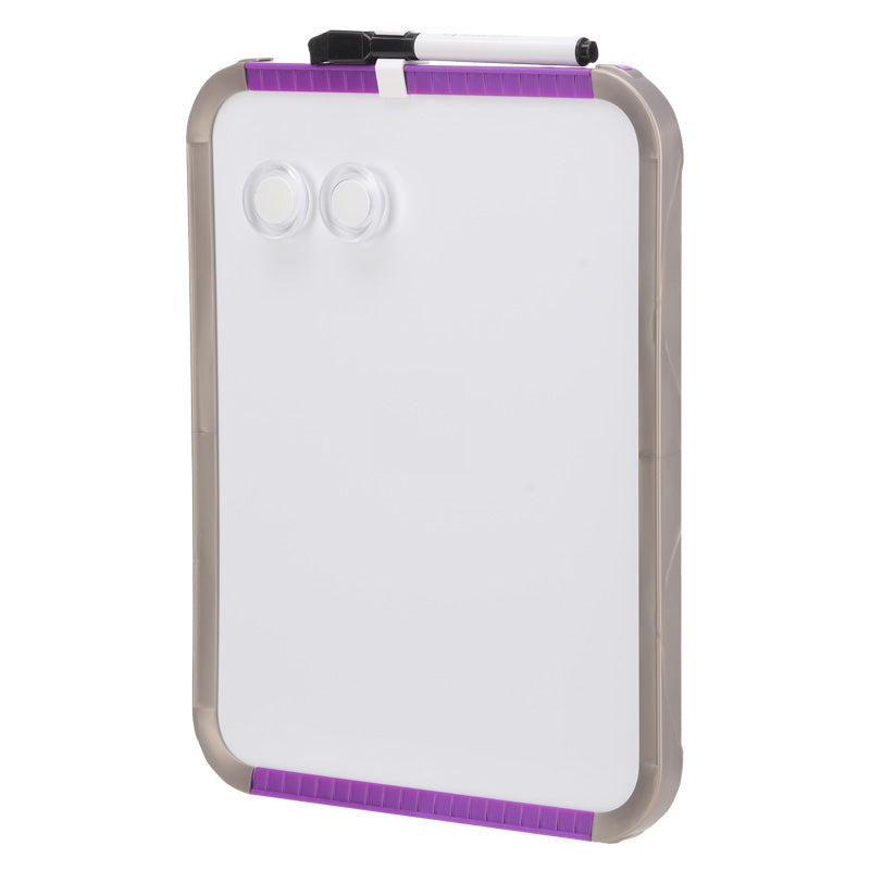Deli PS Magnetic Whiteboard w/acc. 279×216mm Blue Purple - Al Masam Stationery LLC