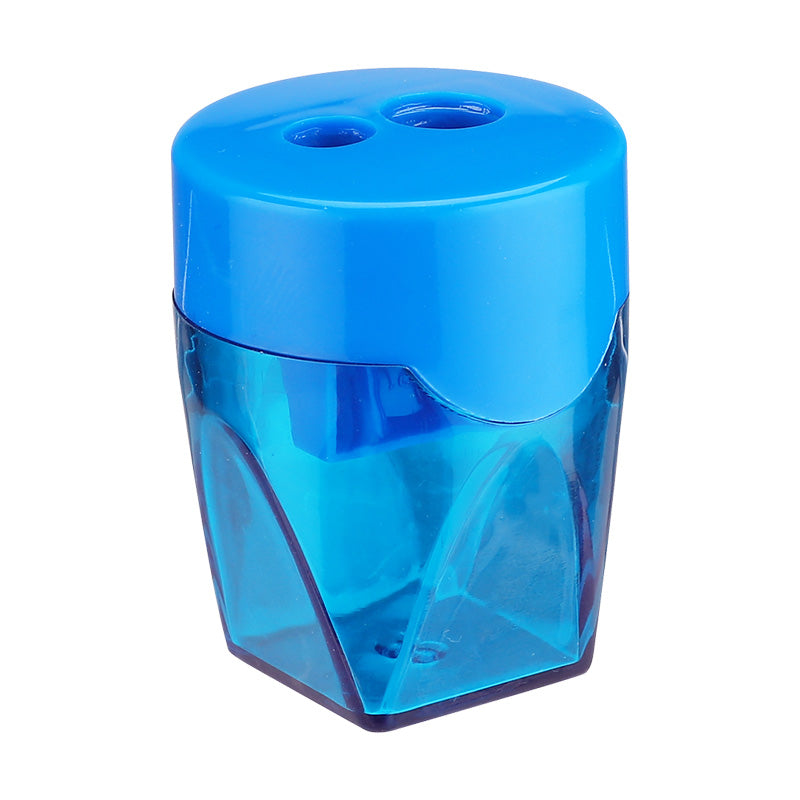 Deli 2-hole Sharpener w/canister φ7mm φ12mm 3C - Al Masam Stationery LLC