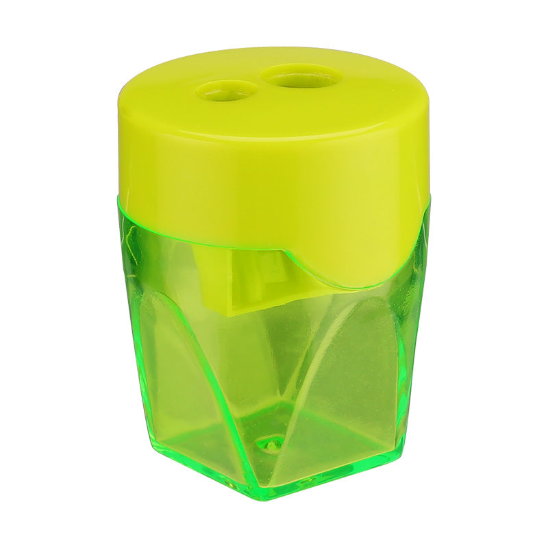 Deli 2-hole Sharpener w/canister φ7mm φ12mm 3C - Al Masam Stationery LLC
