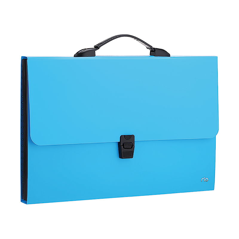 Deli Rio Expanding File Buckled w/handle FC 13P 3C - Al Masam Stationery LLC