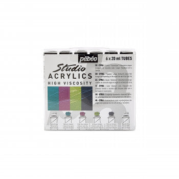 PEBEO STUDIO ACRYLIC PACK DYNA 6T20 ML - Al Masam Stationery LLC