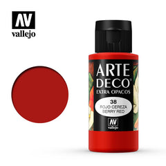 VALLEJO ART DECO 038-60ML. BERRY RED