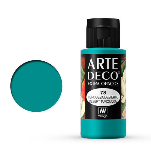 VALLEJO ART DECO 078-60ML. DESERT TURQUOISE - Al Masam Stationery LLC