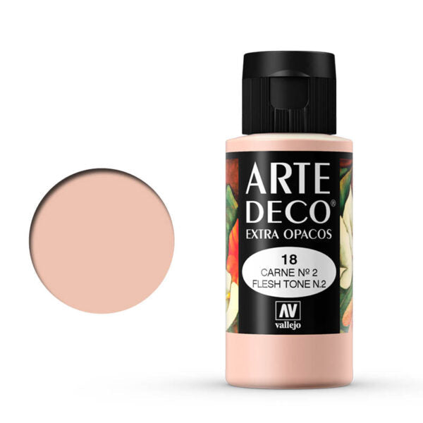 VALLEJO ART DECO 018-60ML. FLESH TONE - Al Masam Stationery LLC
