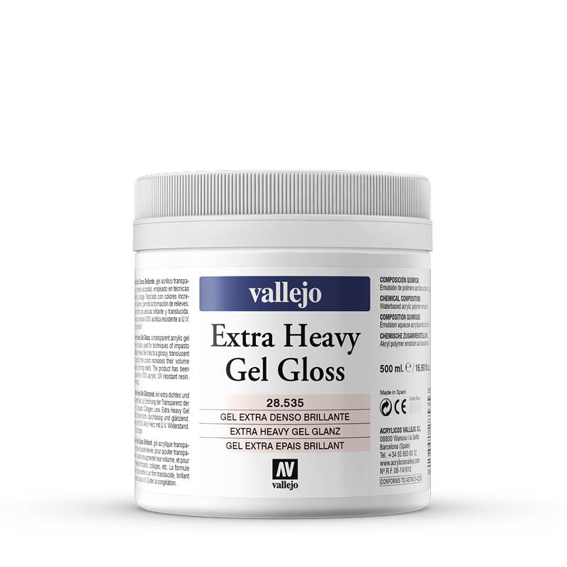 VALLEJO EXTRA HEAVY GEL GLOSS 535-500ML. - Al Masam Stationery LLC