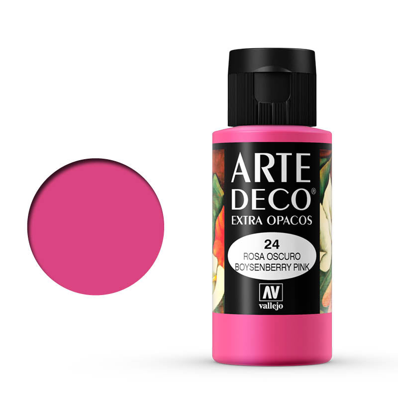 VALLEJO ART DECO 024-60ML. BOYSENBERRY PINK - Al Masam Stationery LLC