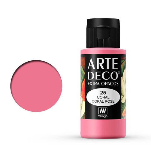 VALLEJO ART DECO 025-60ML. CORAL ROSE - Al Masam Stationery LLC