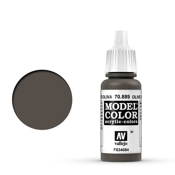 Vallejo 091:MODELCOLOR 889-17ML. OLIVE BROWN - Al Masam Stationery LLC