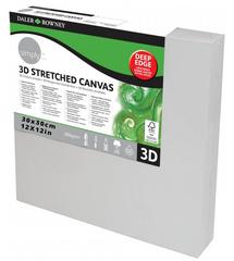 Daler Rowney 3D Stretched Canvas 30*30cm/12*12" - Al Masam Stationery LLC