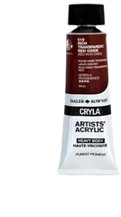 Daler-Rowney Cryla 75ml - Rich Transparent Red Oxide - Al Masam Stationery LLC