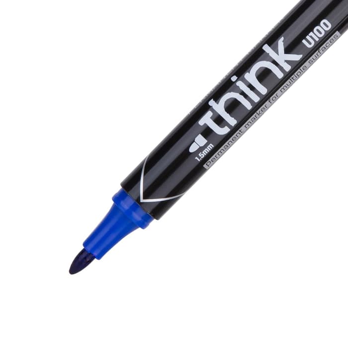 Deli Permanent Marker Bullet 1.5mm Blue - (EU10230) - Al Masam Stationery LLC