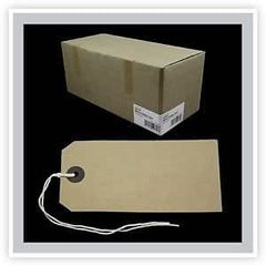 BUFF STRUNG TAGS 120*60MM( BOX OF 1X 1000)