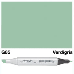 Elevate your artwork with the COPIC SKETCH MARKER G 85 VERDIGRIS. Its high-quality pigment and unique color blend provide stunning, professional results. The marker's precise and smooth application makes it a favorite among artists and designers alike. Add a touch of green to your creations with this versatile and reliable marker.