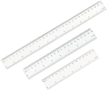 30cm Transparent Plastic Scale Ruler Secondary image