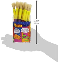 JOVI SCHOOL BRUSH MEDSIZE JAR/20BR - Al Masam Stationery LLC