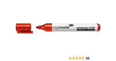 LEGAMASTER BOARD MARKER TZ 100 PACK OF 2 RED 7-110502-2