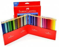 FABER-CASTELL Redline Classic Colour Pencil 60 with Colouring Book - Al Masam Stationery LLC