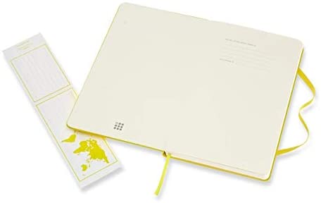 Moleskine Ruled Classic Notebook Hard Cover A5 Dark Yellow - Al Masam Stationery LLC