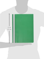Atlas PVC Flat File with Pocket A4 Black Green