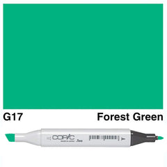 The COPIC SKETCH MARKER G 17 FOREST GREEN is a professional-grade marker designed for precision and versatility. Made with high-quality materials, this marker guarantees consistent and vibrant color application while its ergonomic design ensures comfortable use. Perfect for artists, designers, and illustrators looking for superior results.