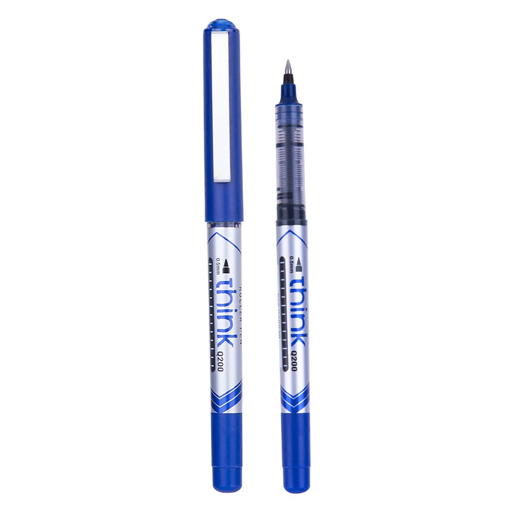 Deli Roller Pen 0.5mm Blue - Al Masam Stationery LLC