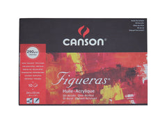 CANSON FIGURE OIL & ACRYLIC PAD 24X33 290 GSM 10 SHEETS