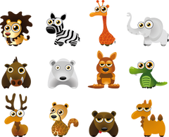 Animal Stickers - Al Masam Stationery LLC