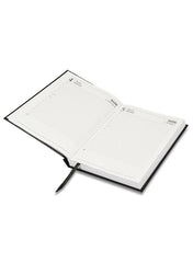 FIS Black A5 Padded Hard Cover Vinyl 2026 Diary-FSDI18E26BK - FSDI18E26BK