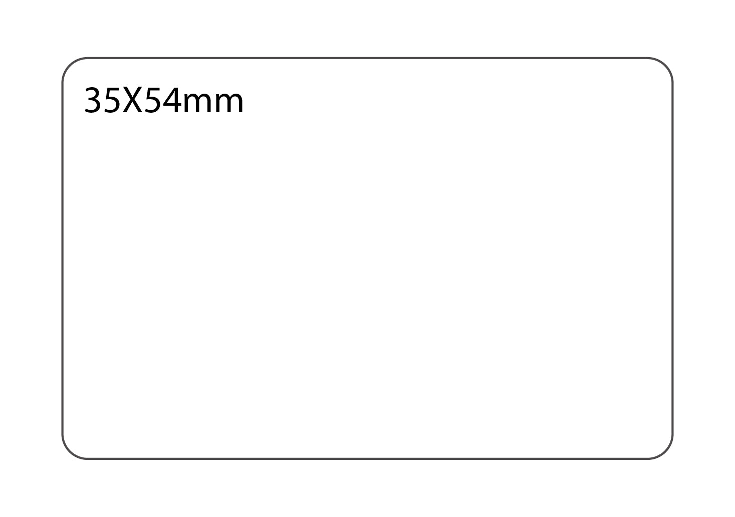 SELF ADHESIVE OFFICE LABEL-35X54mm - Al Masam Stationery LLC