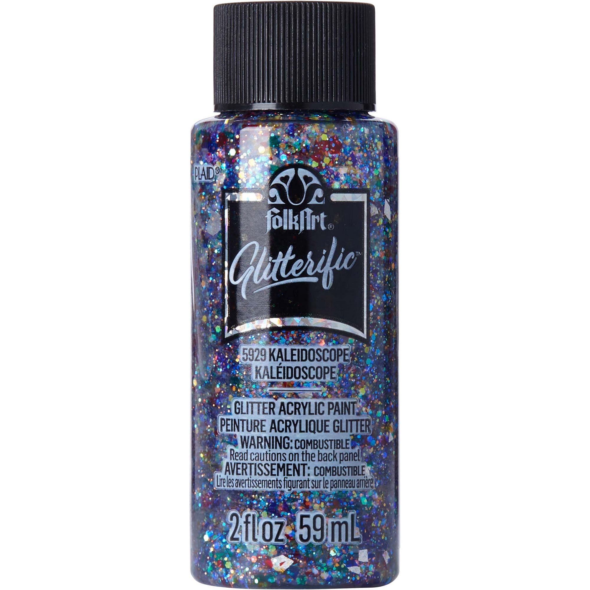 Folkart Glitterific Water Based Paints - Kaleidoscope 59Ml - MSP 5929 - Al Masam Stationery LLC