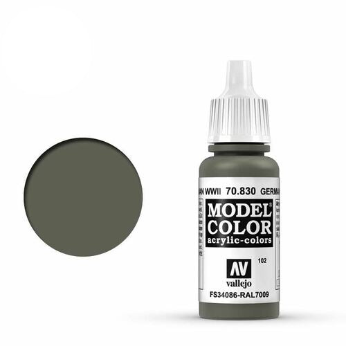 Vallejo 102:MODELCOLOR 830-17ML. GERMAN FIELDGREY WWII - Al Masam Stationery LLC