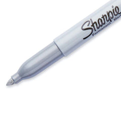 Sharpie Permanent Marker Metallic Silver - (SP-1986004) - Al Masam Stationery LLC