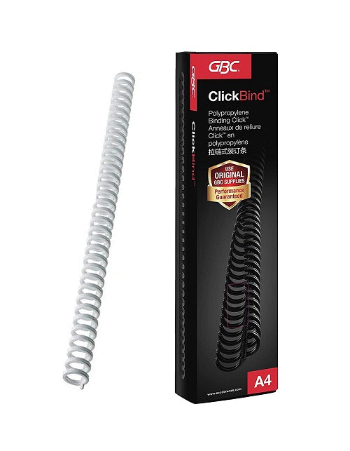 GBC BINDING CLICK 8MM SMALL FROST - Al Masam Stationery LLC