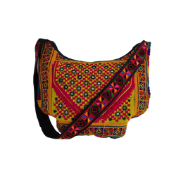 Ahra's Traditional Arts Gold Pink Bag