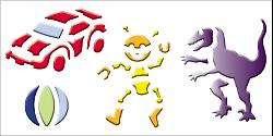 Lefranc & Bourgeois 3D Stencil 15x30 cm Little Boy - Al Masam Stationery LLC